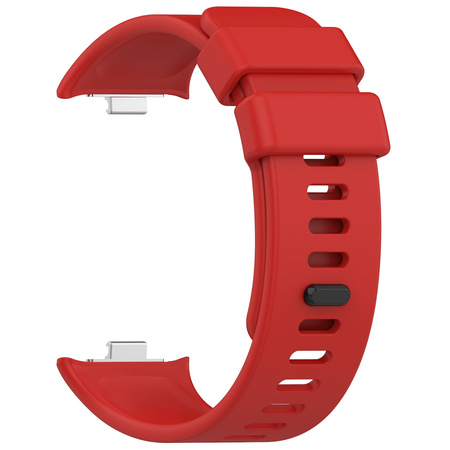 Pasek Bizon Strap Watch Silicone B do Xiaomi Redmi Watch 5/4 / Smart Band 9/8 Pro, czerwony