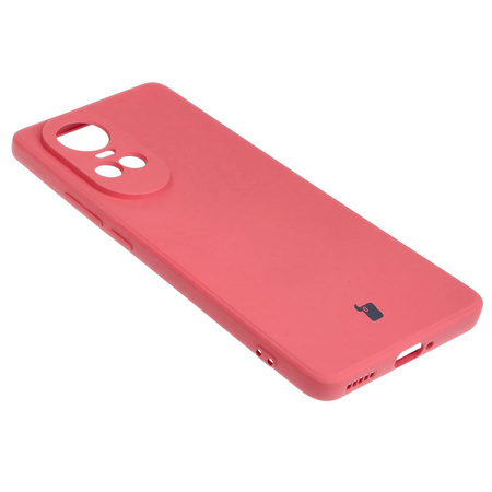 Etui Bizon Case Silicone Sq do Oppo Reno 10 Pro 5G, brudny róż