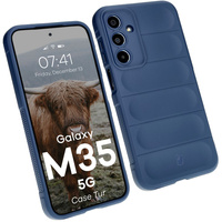 Pancerne etui Bizon Case Tur do Galaxy M35 5G, granatowe
