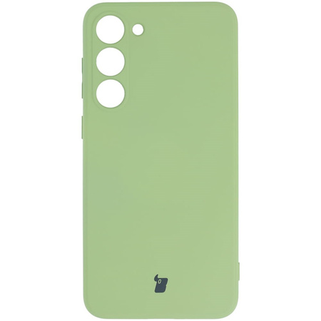 Etui Bizon Case Silicone Sq do Samsung Galaxy S23 Plus, jasnozielone