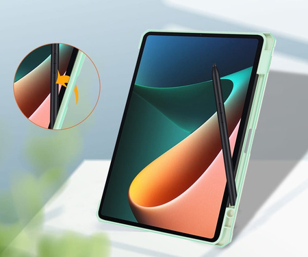Etui Bizon Case Tab Clear Matt do Xiaomi Pad 5/5Pro 11.0, miętowe