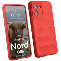 Pancerne etui Bizon Case Tur do OnePlus Nord CE5 5G, czerwone