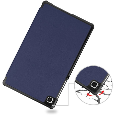 Etui Bizon Case Tab Croc do Galaxy Tab A7 Lite, granatowe