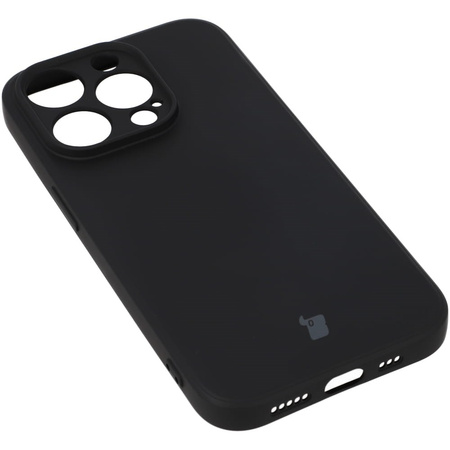 Etui Bizon Case Silicone do iPhone 14 Pro, czarne