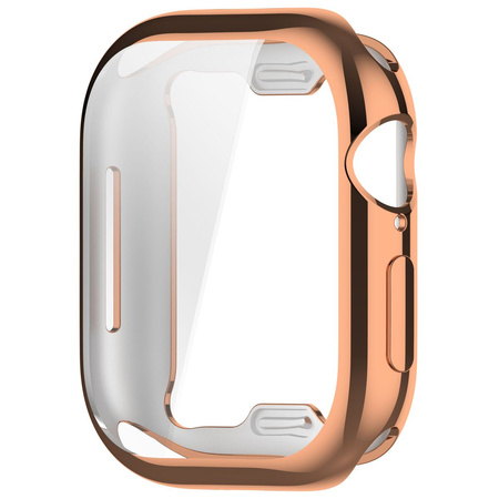Etui Bizon Case Watch Felipe do Apple Watch 10 (46mm), różowozłote