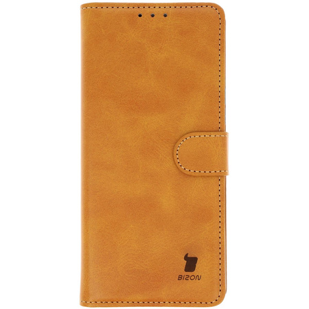 Etui z klapką Bizon Case Pocket do Asus Zenfone 11 Ultra, brązowe