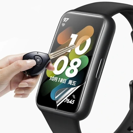Folia hydrożelowa na ekran Bizon Glass Watch Hydrogel do Huawei Band 9 / Band 8, 2 sztuki