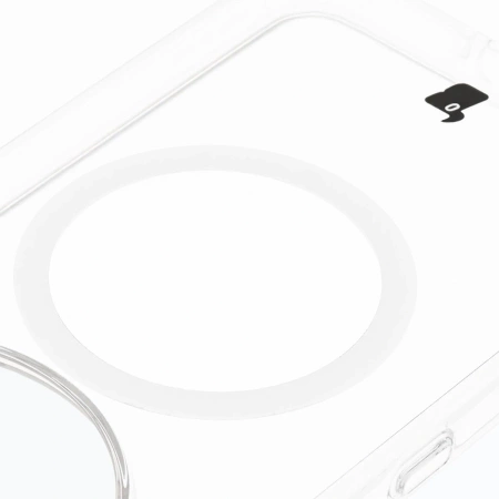 Etui z pierścieniem magnetycznym Bizon Case CrystalO do Nothing Phone (3a) Pro, przezroczyste