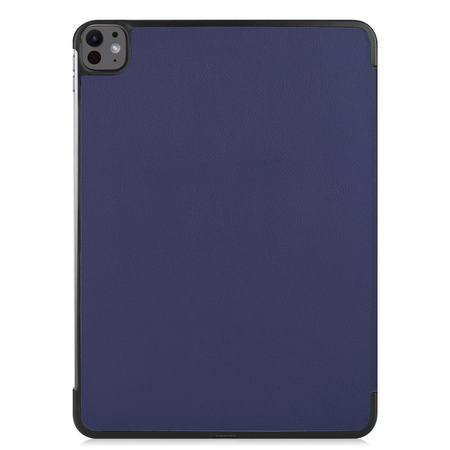 Etui Bizon Case Tab Croc do iPad Pro 13" 7 gen. 2024, granatowe