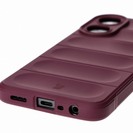 Pancerne etui Bizon Case Tur do Oppo A78 4G, ciemnofioletowe
