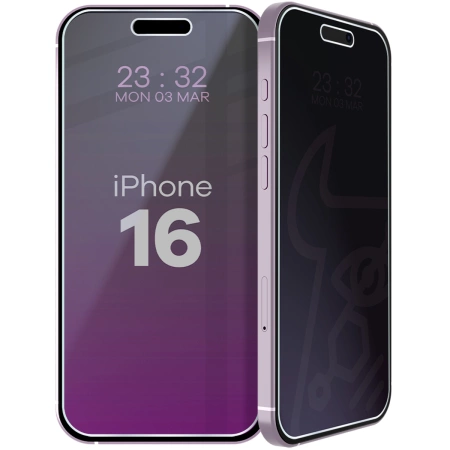 Elastyczne szkło hybrydowe Bizon Glass Mule do iPhone 16