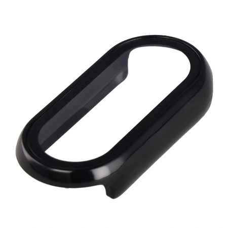 Etui ze szkłem do zegarka Bizon Case Watch Adamo do Xiaomi Smart Band 10, czarne