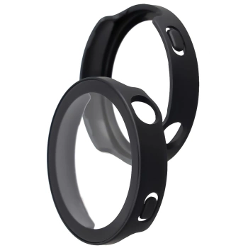 Etui ze szkłem do zegarka Bizon Case Watch Adamo do Huawei Watch GT6 41 mm, matowe czarne