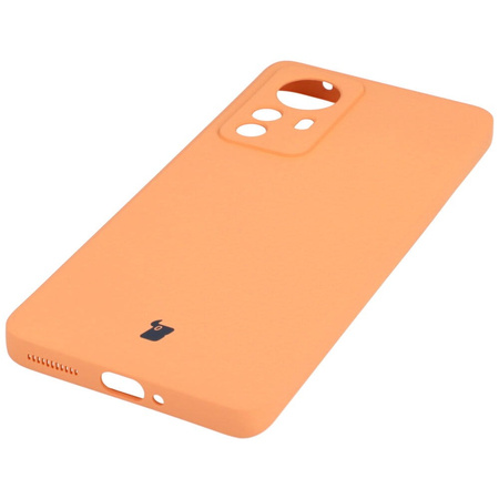 Etui Bizon Case Silicone do Xiaomi 12 Pro, pomarańczowe