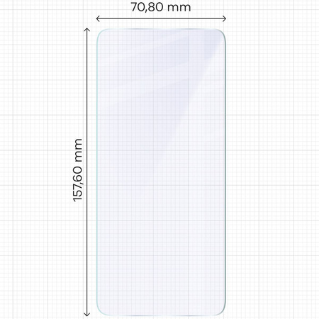 Elastyczne szkło hybrydowe Bizon Glass Mule do Realme 14x 5G