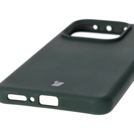 Silikonowe etui Bizon Soft Case do Xiaomi Redmi Note 14 5G, ciemnozielone