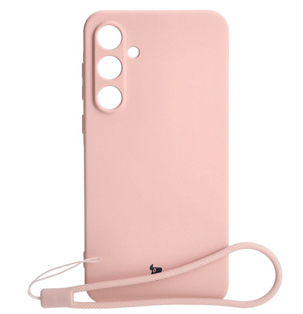 Etui Bizon Case Silicone do Galaxy A55 5G, jasnoróżowe