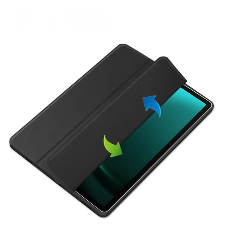 Etui Bizon Case Tab Clear Matt do Galaxy Tab S9 FE Plus, czarne