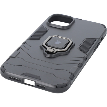 Etui Bizon Case Armor Ring do iPhone 14 Plus, czarne