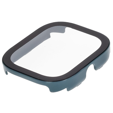 Etui ze szkłem do zegarka Bizon Case Watch Adamo do Xiaomi Redmi Watch 5, zielone