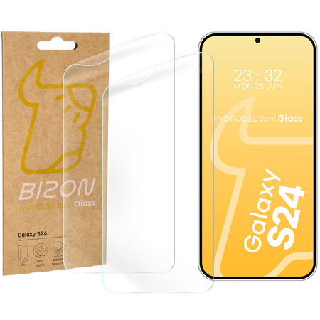 Folia matowa Bizon Glass Film Sun Duo do Galaxy S24, 2 sztuki