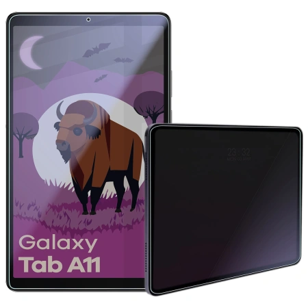 Prywatyzujące szkło hybrydowe Bizon Glass Tab Mule Shadow do Galaxy Tab A11, matowe
