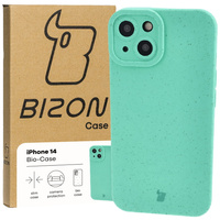 Ekologiczne etui Bizon Bio-Case do iPhone 14, zielone