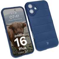 Pancerne etui Bizon Case Tur do iPhone 16 Plus, granatowe