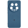 Etui Bizon Case Silicone Magnetic Sq do Xiaomi 14 Ultra, granatowe
