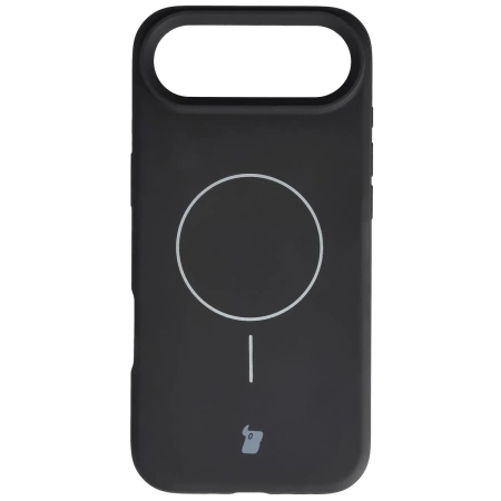 Silikonowe etui z pierścieniem magnetycznym Bizon Soft Case Magnetic do iPhone Air, czarne