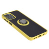 Etui z uchwytem na palec Bizon Case Hybrid Ring do Motorola Moto G13 / G23 / G53 5G, przydymione z żółtą ramką