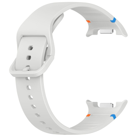 Silikonowy pasek Bizon Strap Watch Silicone do Galaxy Watch Ultra 47 mm, żółty