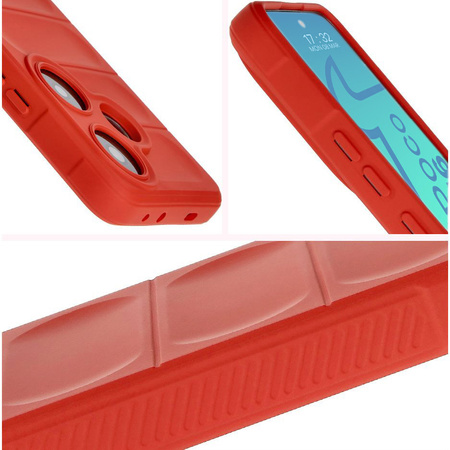 Pancerne etui Bizon Case Tur do Xiaomi Poco F6, czerwone