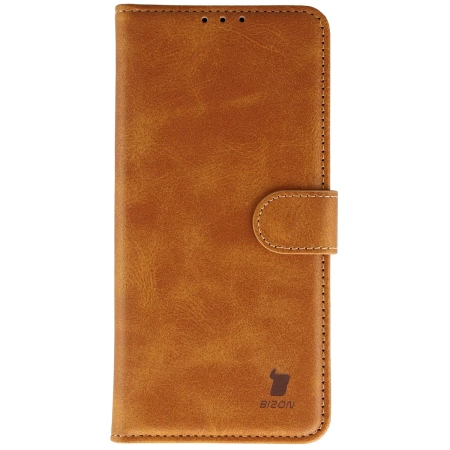 Etui z klapką Bizon Case Pocket do OnePlus Nord CE5 5G, brązowe
