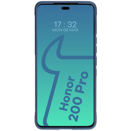 Pancerne etui Bizon Case Tur do Honor 200 Pro, granatowe