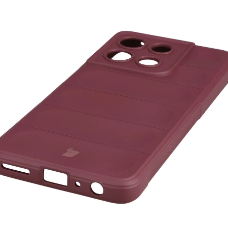 Pancerne etui Bizon Case Tur do Motorola Moto G56 5G, burgundowe