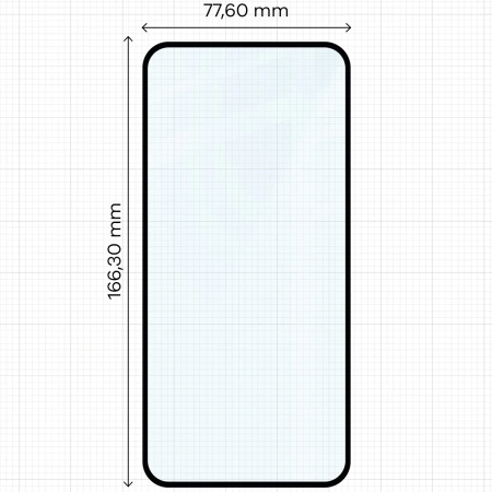 Szkło hartowane Bizon Glass Edge 2 do Xiaomi Redmi 15 4G / 5G, czarna ramka