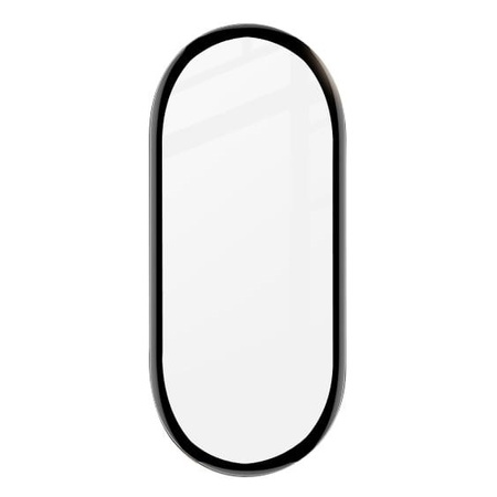 Szkło hybrydowe Bizon Glass Watch Edge Hybrid dla Mi Smart Band 8, czarne