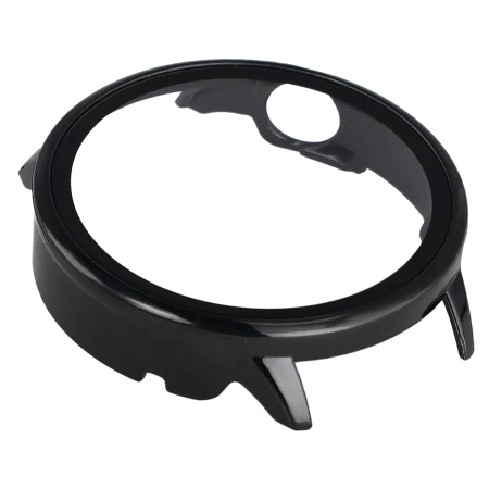 Etui ze szkłem do zegarka Bizon Case Watch Adamo do OnePlus Watch 3 43 mm, czarne