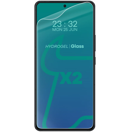 Folia hydrożelowa na ekran Bizon Glass Hydrogel Front do Asus ROG Phone 9 / 9 Pro / 8 / 8 Pro, Asus Zenfone 11 Ultra , 2 sztuki