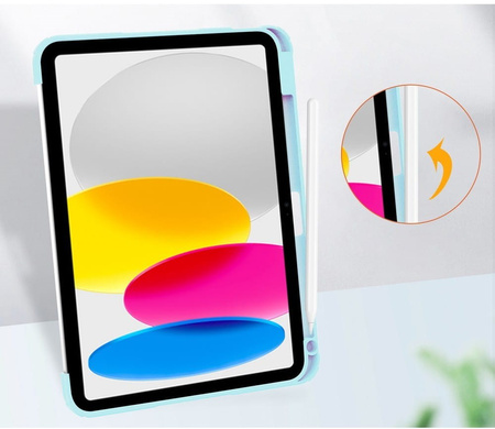 Etui Bizon Case Tab Clear Matt do iPad 11 / 10 gen. 2025 / 2022, błękitne