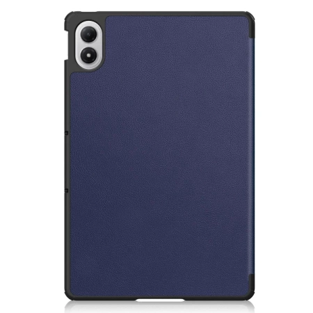 Etui z klapką Bizon Case Tab Croc do Xiaomi POCO Pad M1 / Redmi Pad 2 Pro, granatowe