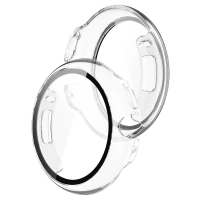 Etui ze szkłem do zegarka Bizon Case Watch Adamo do Google Pixel Watch 4 41 mm, przezroczyste