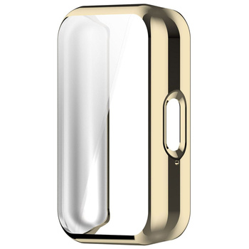 Etui Bizon Case Watch Felipe do Galaxy Fit 3, złote