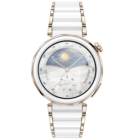 Szkło hartowane na ekran Bizon Glass Watch Clear do Huawei Watch GT 5 Pro 42 mm