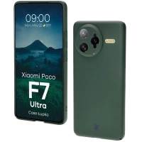 Etui Bizon Case Łupka do Xiaomi Poco F7 Ultra, zielone