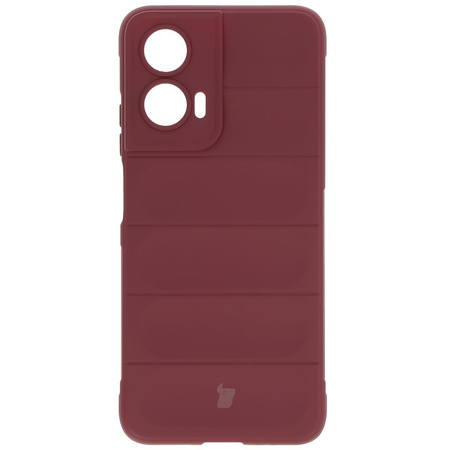 Pancerne etui Bizon Case Tur do Motorola Moto G35 5G, burgundowe