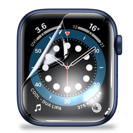 Folia hydrożelowa na ekran Bizon Glass Hydrogel, Apple Watch 8/7 41mm, 2 sztuki