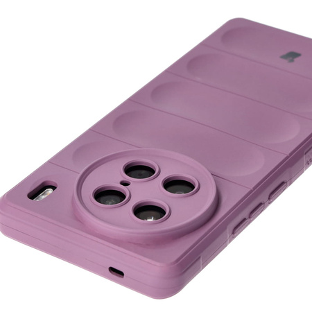 Pancerne etui Bizon Case Tur do Vivo X90 Pro, jasnofioletowe