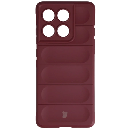 Pancerne etui Bizon Case Tur do Motorola Edge 60 Pro, burgundowe